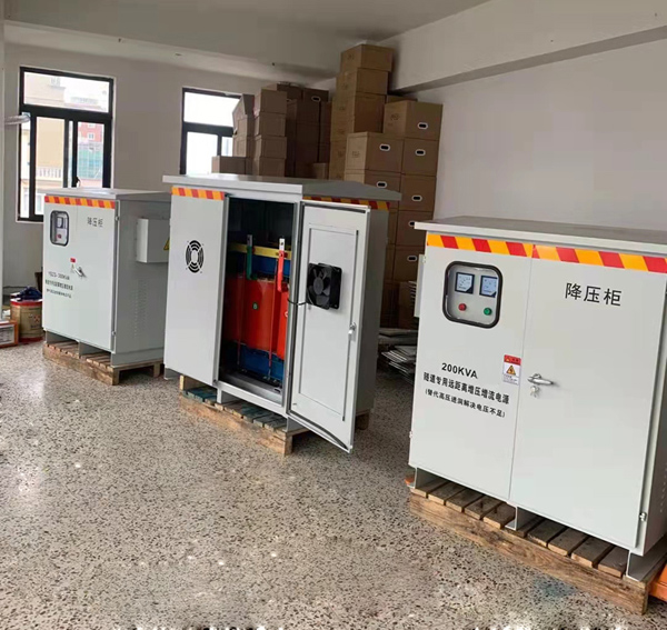 隧道升压变压器正确安装位置示范