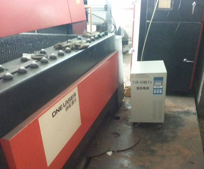 激光切割机稳压器安装配置示意图